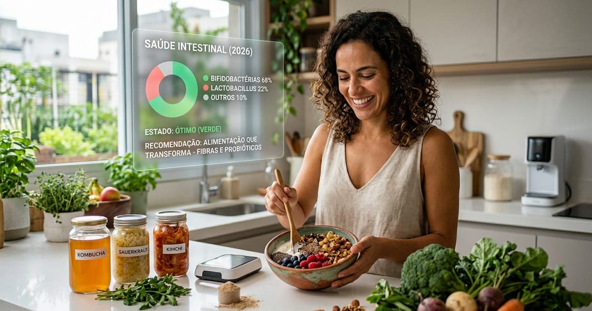 Saúde Intestinal em 2026: Alimentação que Transforma