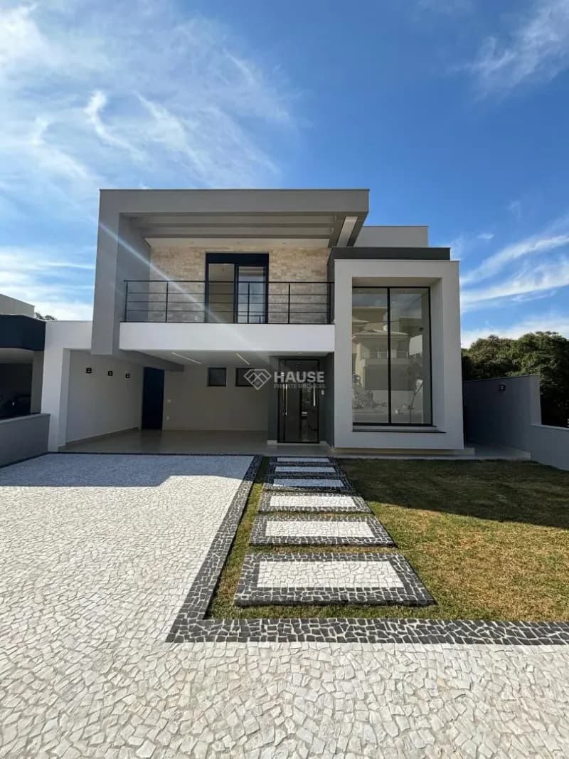 Casa de alto padrão à venda no Portal San Giovanni – Itatiba/SP | 3 suítes, piscina borda infinita e área gourmet - Casa em Reserva Santa Rosa SP