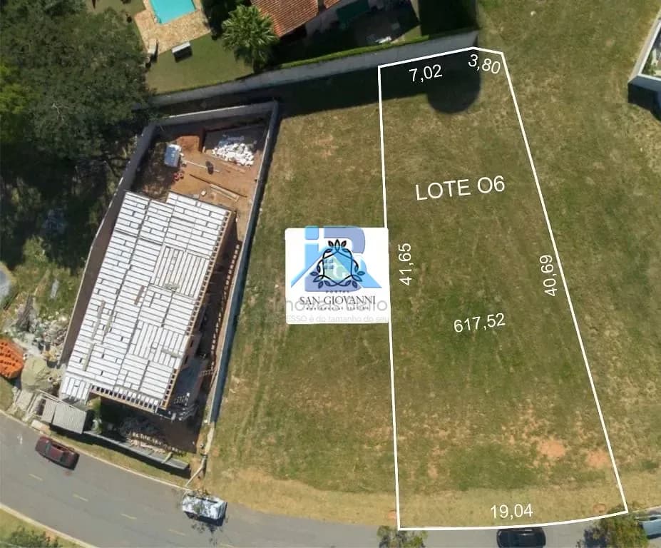 Terreno à venda, 617 m² Condomínio San Giovanni - Itatiba/SP - Terreno em Residencial Fazenda Santa Rosa - Fase 1 SP