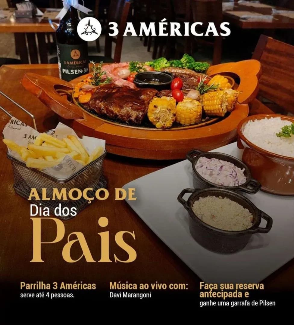 Cervejaria 3 Américas - Restaurante em Itatiba em Itatiba, SP